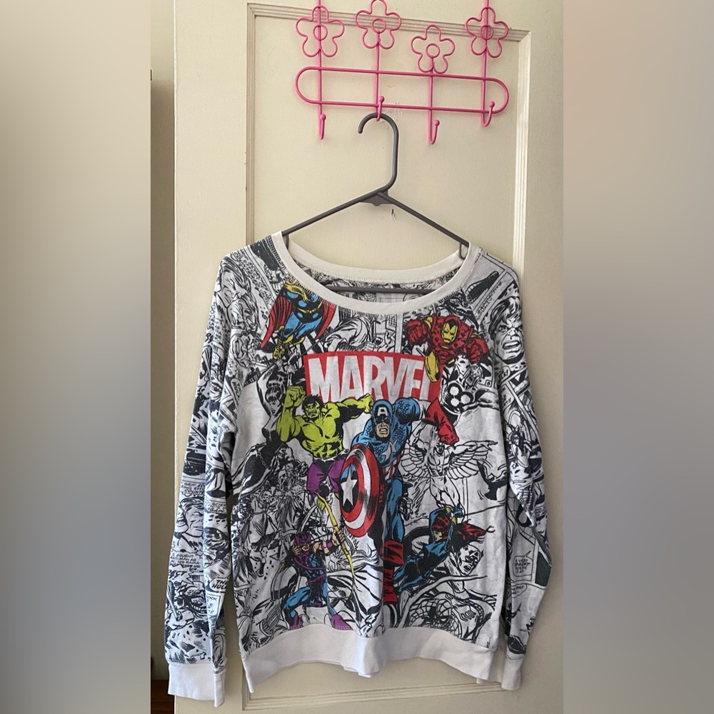 Marvel Collage Long Sleeve Shirt